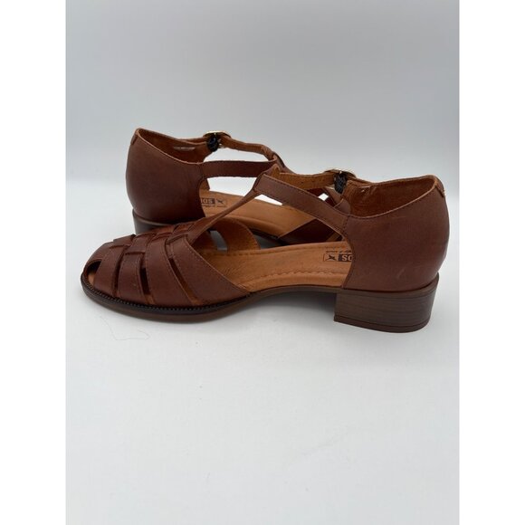 Women’s Pikolinos Size 7 1/2 Brown Heeled Sandals - Picture 5 of 5